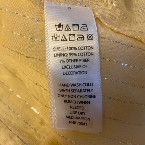 NWOT Shabby Chic Cotton Boho Top Sz M - Picture 5 of 15